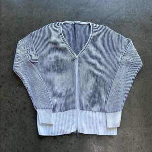 Hubert Gasser Size Small Made In Italy Double Zipper Sweater